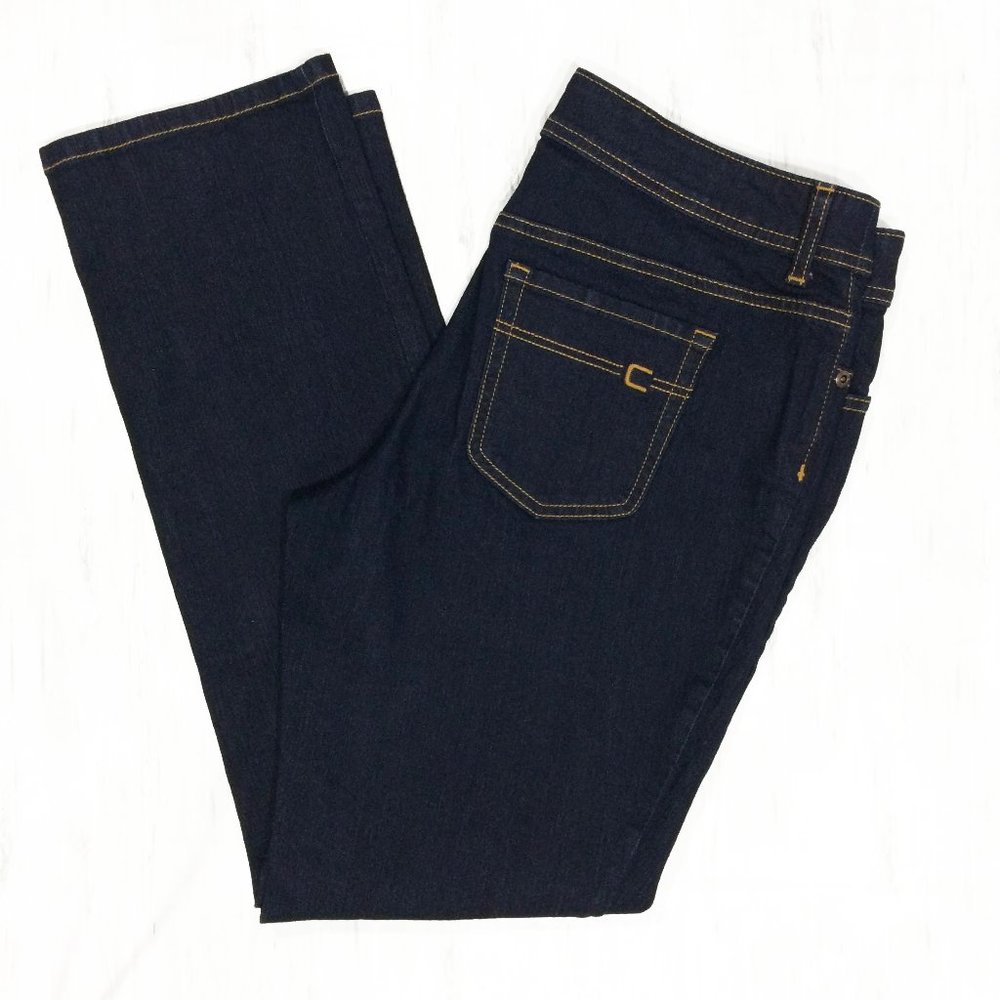 Chico's Jeans Size 1.5 Short Dark Blue Size 10